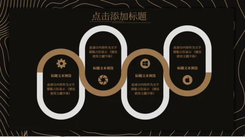 黑金风建筑行业项目策划书通用PPT模板