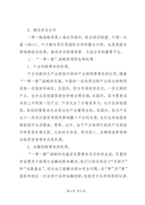 形势与政策一带一路心得体会 (6).docx