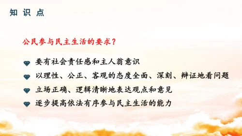 3.2参与民主生活 课件(共30张PPT)