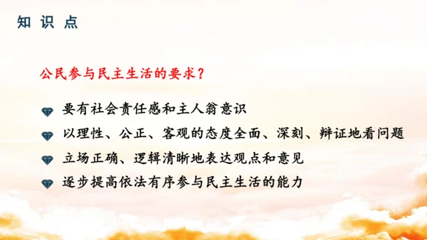 3.2参与民主生活 课件(共30张PPT)