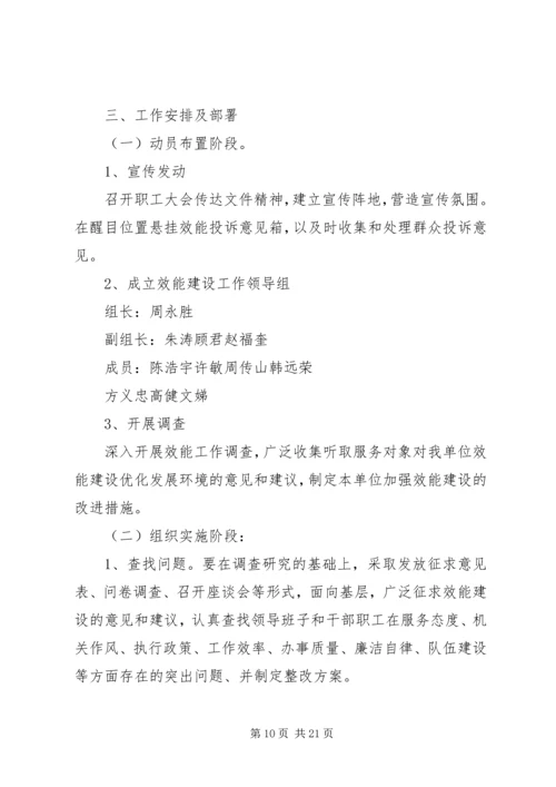 高楼中心校效能建设工作实施方案.docx