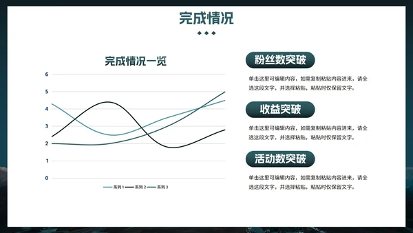 实景山峰高级励志工作总结汇报PPT模板