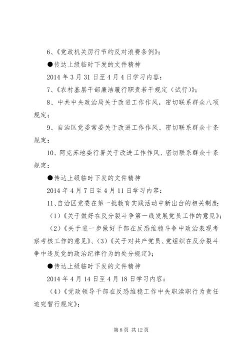 党的群众路线教育实践活动学习必学篇目.docx