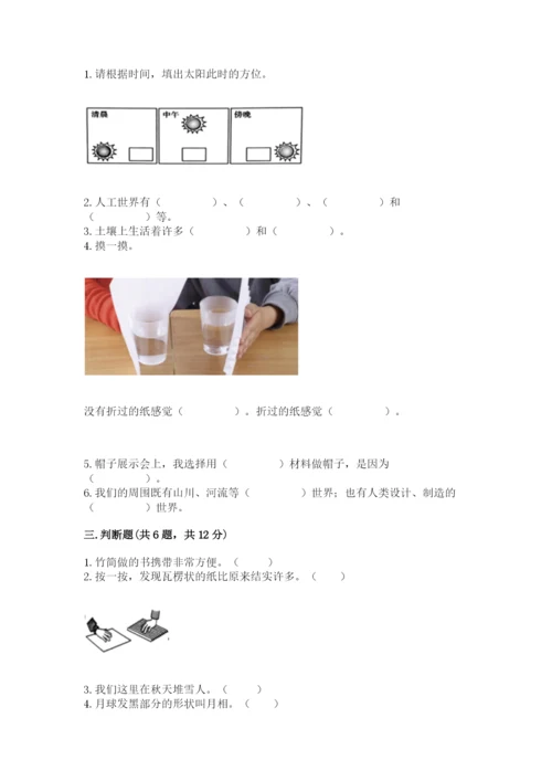 教科版小学二年级上册科学期末测试卷精品（夺冠）.docx
