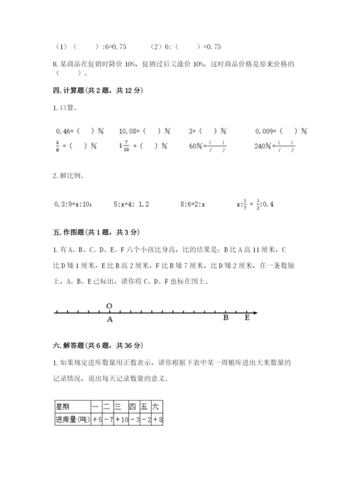 中原区六年级下册数学期末测试卷及答案一套.docx