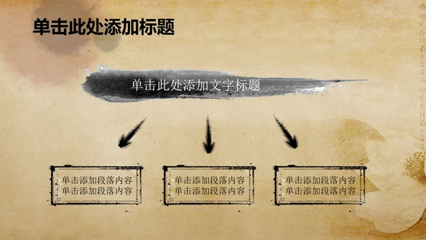古香古色中国风佛教PPT动态模板信佛