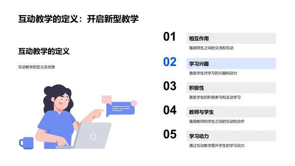 互动教学策略报告PPT模板