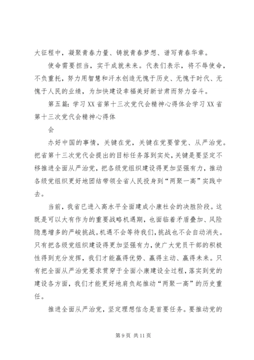 学习县第十三次党代会精神心得体会(张志方).docx