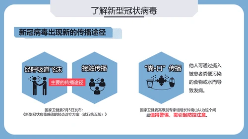 疫情防控疾病预防医疗PPT模板
