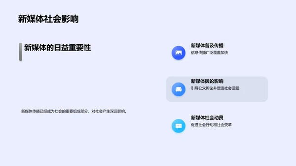 新媒体传播与社会影响力