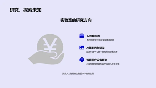 AI应用于生物医疗研究报告PPT模板