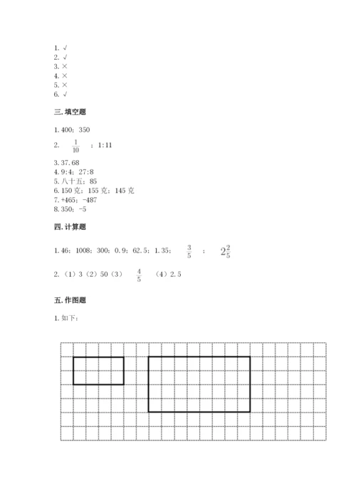 五华区六年级下册数学期末测试卷往年题考.docx