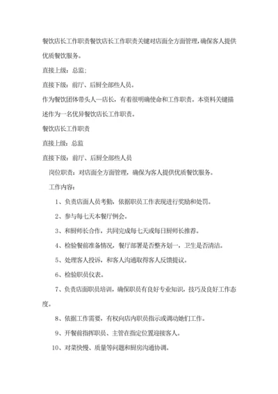 店长的岗位职能职责.docx