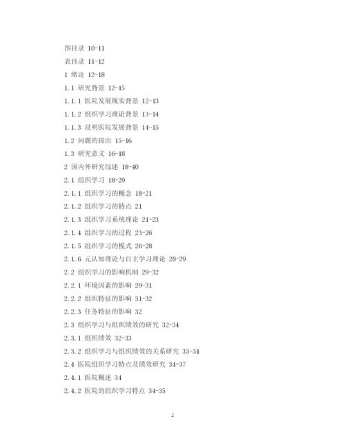 2022年医院管理毕业论文提纲参考.docx