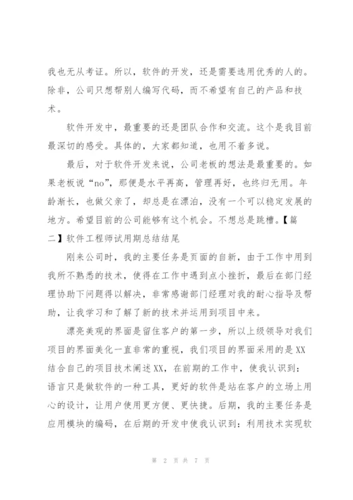 软件工程师试用期总结结尾.docx