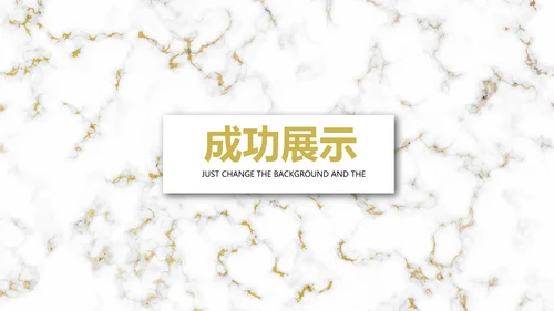大理石风格室内装饰设计PPT动态模板