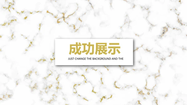 大理石风格室内装饰设计PPT动态模板