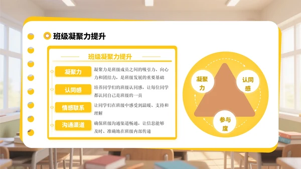 黄色3D风迎新班会PPT模板