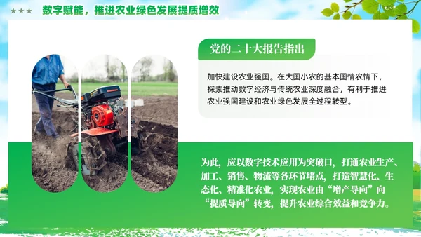 绿色简约站在人与自然和谐共生的高度谋划农村发展党课课件PPT党建