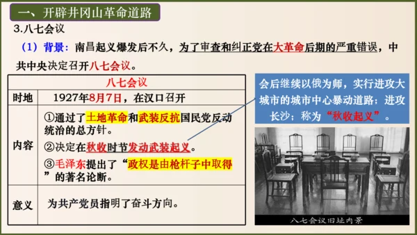 第16课毛泽东开辟井冈山道路（课件）-八年级历史上册优质教学课件（统编版）
