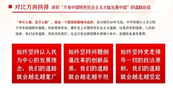 新时代中国青年坚定道路理论制度文化自信PPT党课