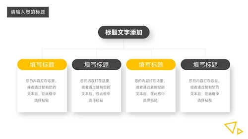 黄黑欧美风稳重领导力培训PPT模板