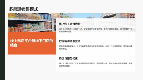橙色商务风地产家居商业汇报PPT模板