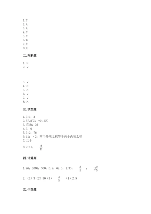 北师大版六年级下册数学 期末检测卷【夺分金卷】.docx