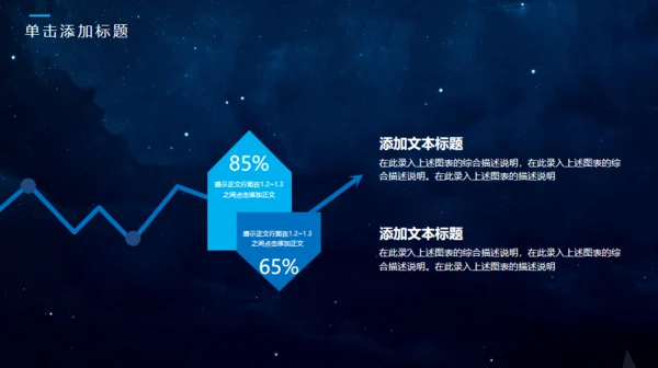 宇宙星空商风通用PPT模板