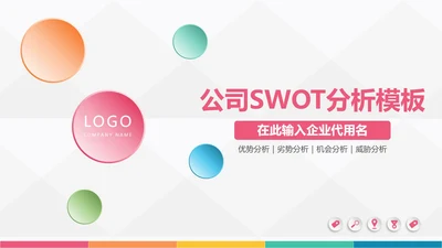 微粒体企业SWOT分析案例培训教程PPT模板