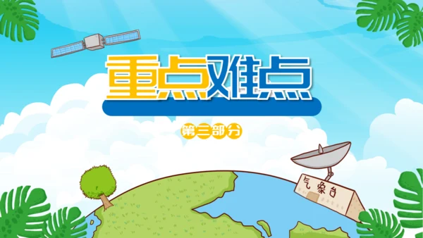 人教版地理《常见的天气系统》通用PPT模板