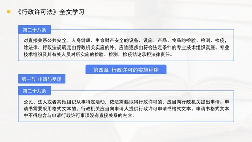 新修订中华人民共和国行政许可法全文解读学习PPT