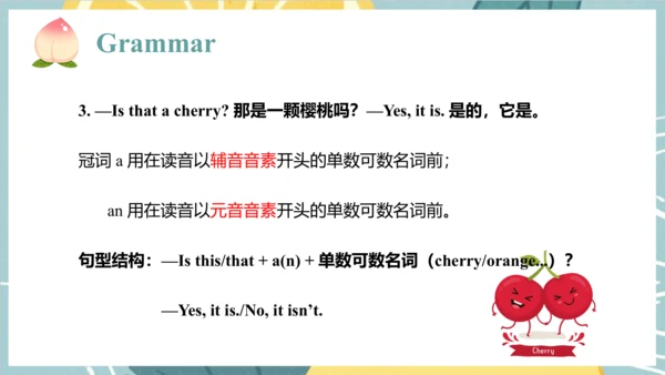 Unit 6  It's a grapefruit. Lesson 33 - Lesson 34 课