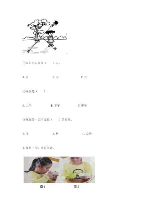 教科版二年级上册科学期末测试卷（易错题）.docx