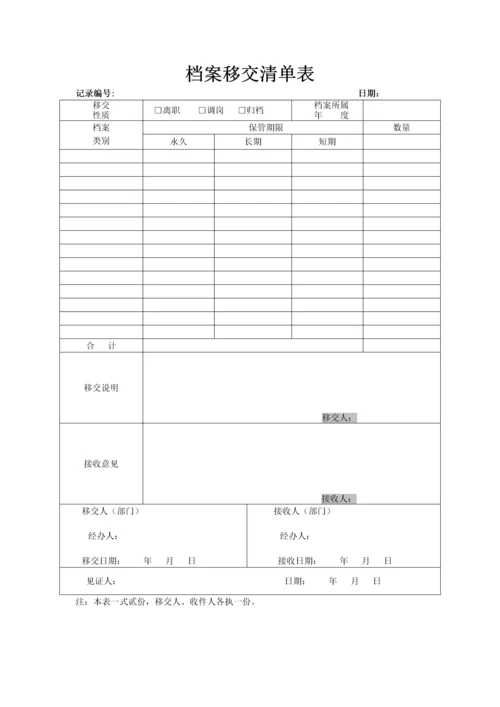 档案管理制度及流程.docx