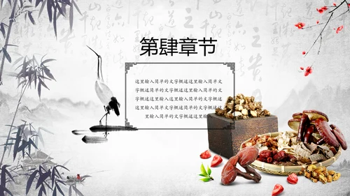 传统中医学中医院中医文化中草药PPT模板