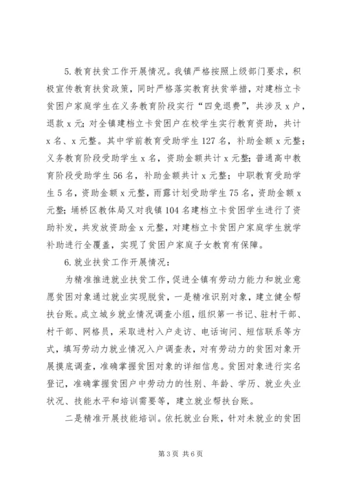 乡镇某年上半年扶贫工作总结和下半年工作计划.docx