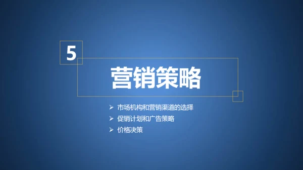蓝色融资商业创业计划书通用PPT模板