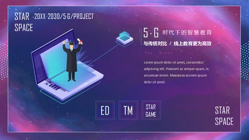 科技产品发布会未来已来通用PPT模板