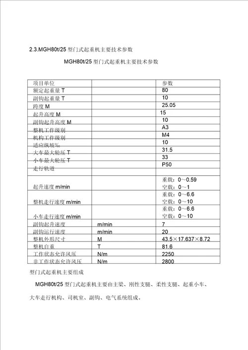 门式起重机安装及拆除施工方案