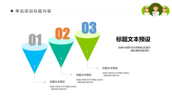 绿色清新医疗护理类动态PPT模板
