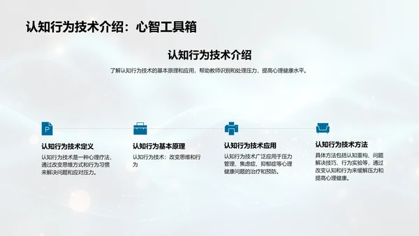 教师压力应对策略PPT模板