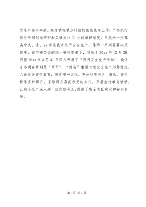 市城乡规划管理局安全生产工作报告.docx