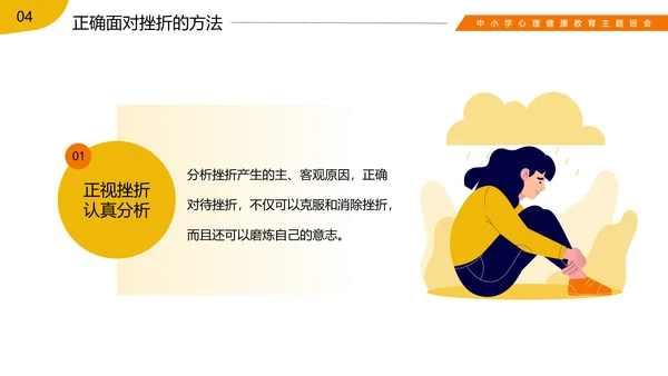 挫折是成长的必修课心理健康班会ppt模板