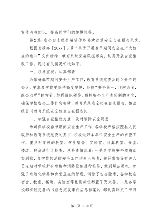 安全自查报告（共10篇） (3).docx