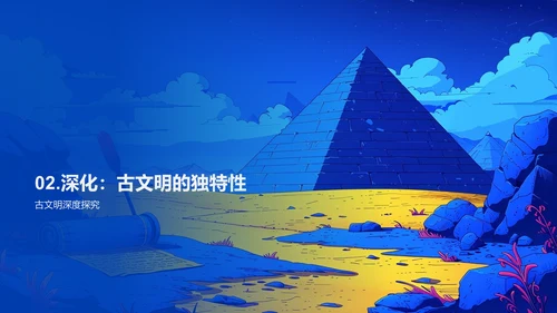 古文明影响解析PPT模板