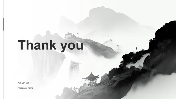 红色水墨风人文社科论文答辩PPT主题