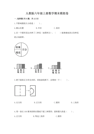 人教版六年级上册数学期末模拟卷【易错题】.docx