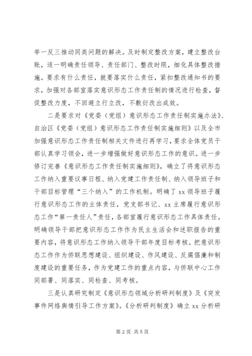 3关于意识形态工作责任制督查反馈问题的整改报告.docx