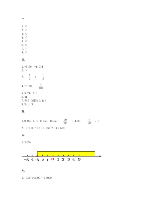 苏教版数学小升初模拟试卷附答案（轻巧夺冠）.docx